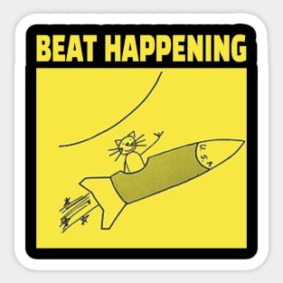 Beat happening Sticker